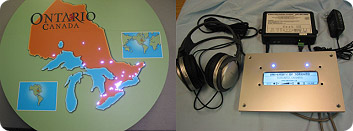 led map and audio player