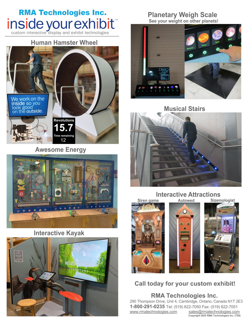 T8 Inside Your Exhibit - Custom museum and attraction displays by RMA Technologies